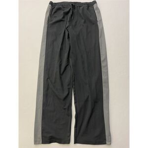 Ted Baker London XL Gray Side Stripe Light Woven‎ ZIp Pocket Drawstring Pants